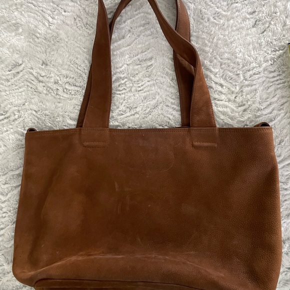 Brown Leather suede purse - Picture 3 of 9
